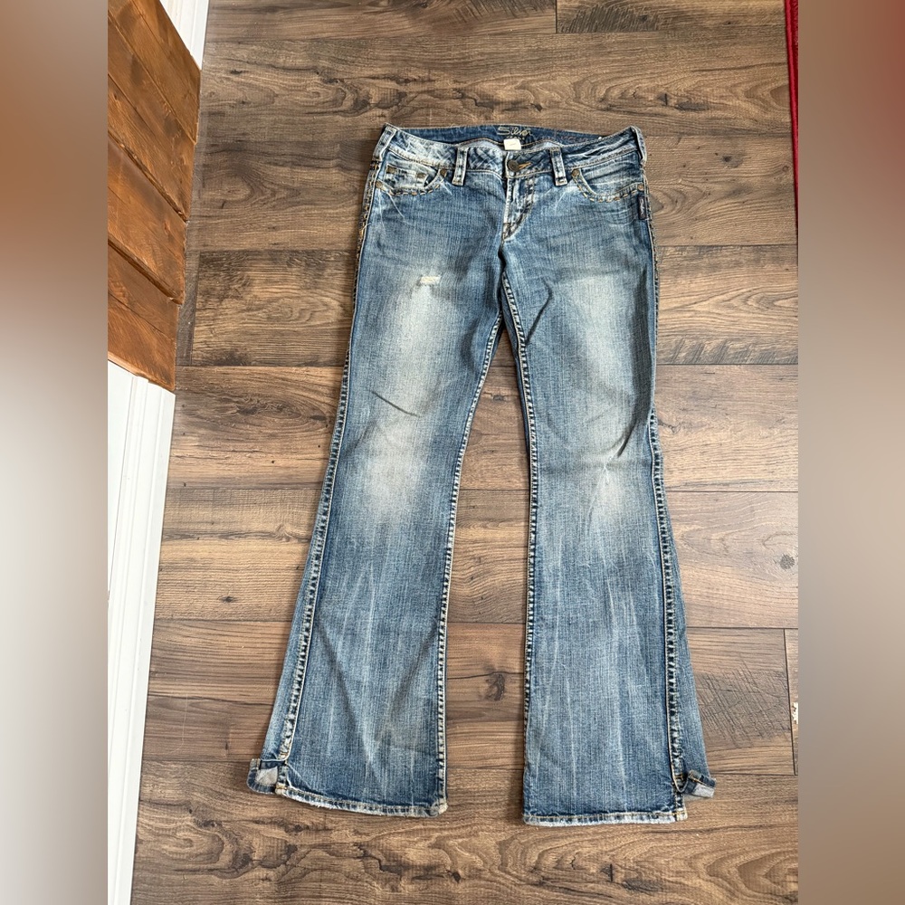 Y2K Silver Francesca Jeans